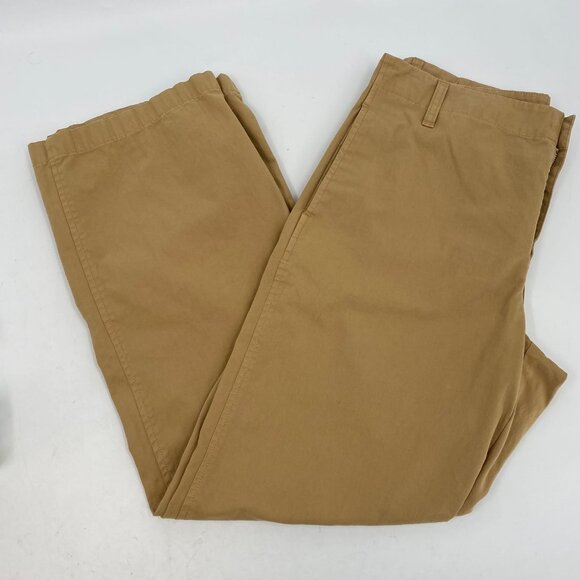 J. Crew Tan Wide-Leg Classic Pants | Size 28 - Picture 7 of 8